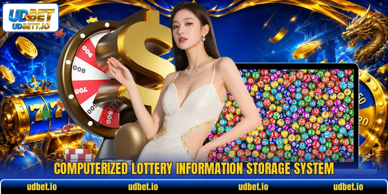 Computerized lottery information storage system