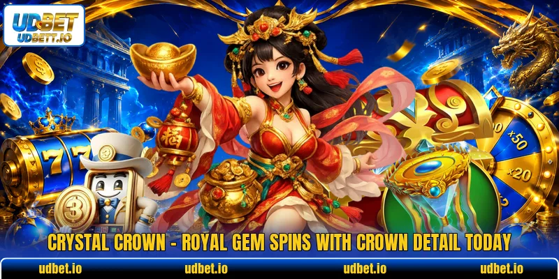 Crystal Crown - Royal Gem Spins With Crown Detail Today