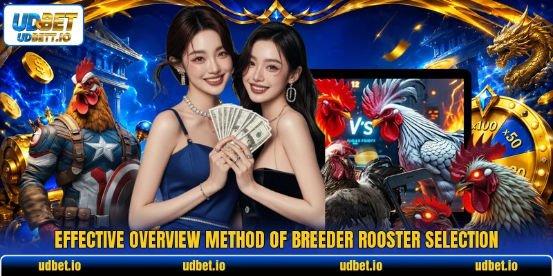 Effective overview method of breeder rooster selection