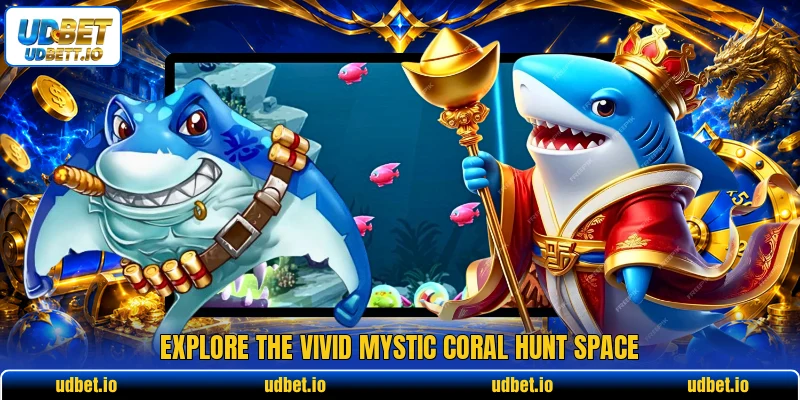 Explore the vivid mystic coral hunt space