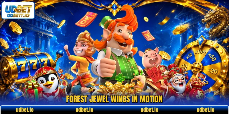 Forest jewel wings in motion