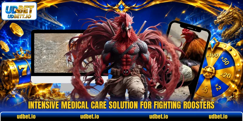 Intensive medical care solution for fighting roosters