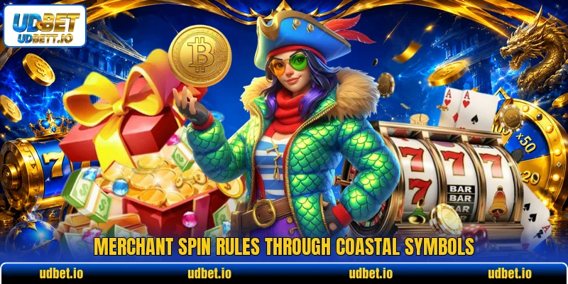 Merchant spin rules through coastal symbols