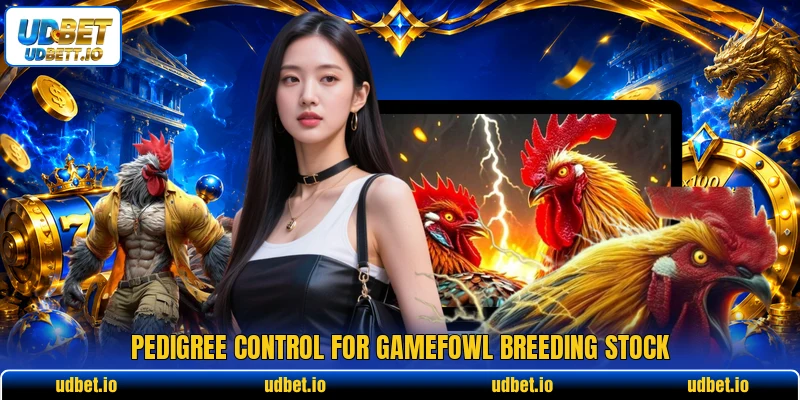 Pedigree control for gamefowl breeding stock