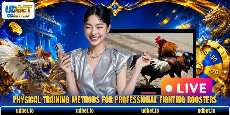 Physical training methods for professional fighting roosters