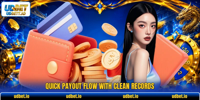 Quick payout flow with clean records