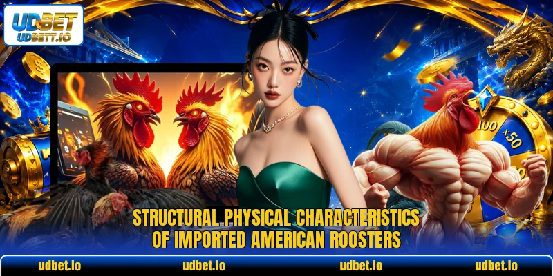 Structural physical characteristics of imported American roosters