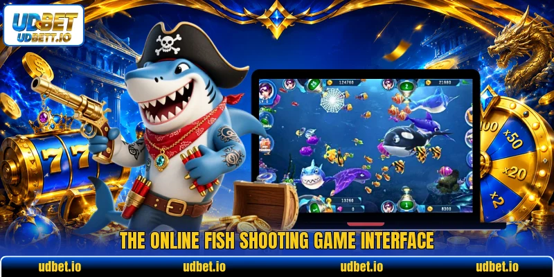 The online fish shooting game interface